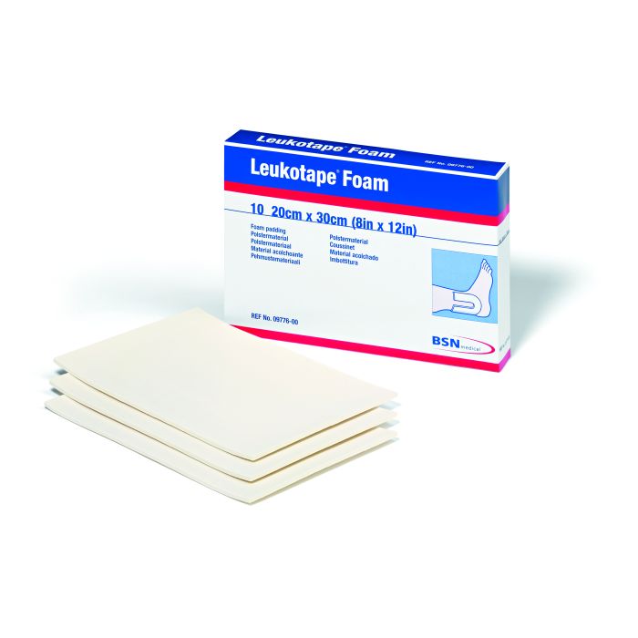 Leukotape® Foam 30cm x 20cm x 4mm Pack of 10 - BSN