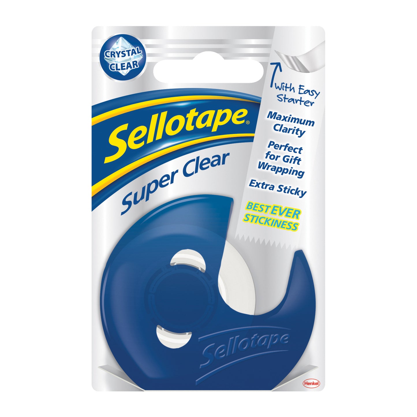 Sellotape Super Clear +Disp 18mmx15m (6) - Sellotape