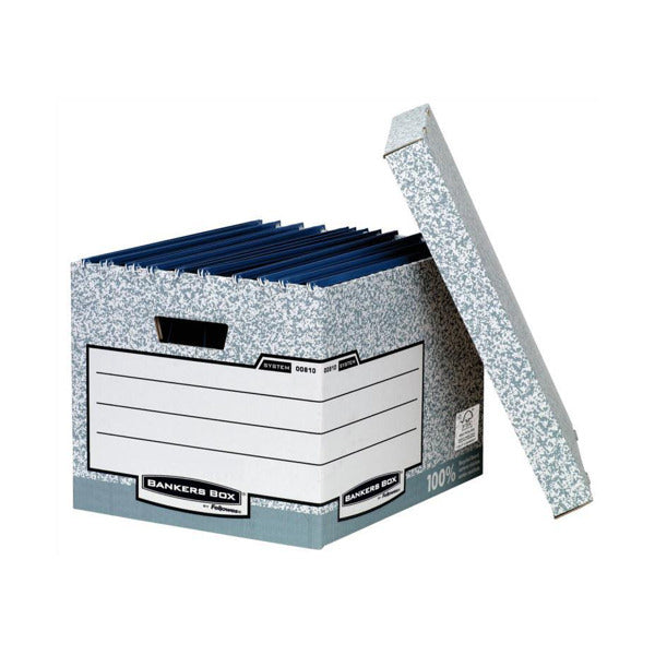 Bankers Standard Store Box Gry Pack Of 10 - Bankers Box