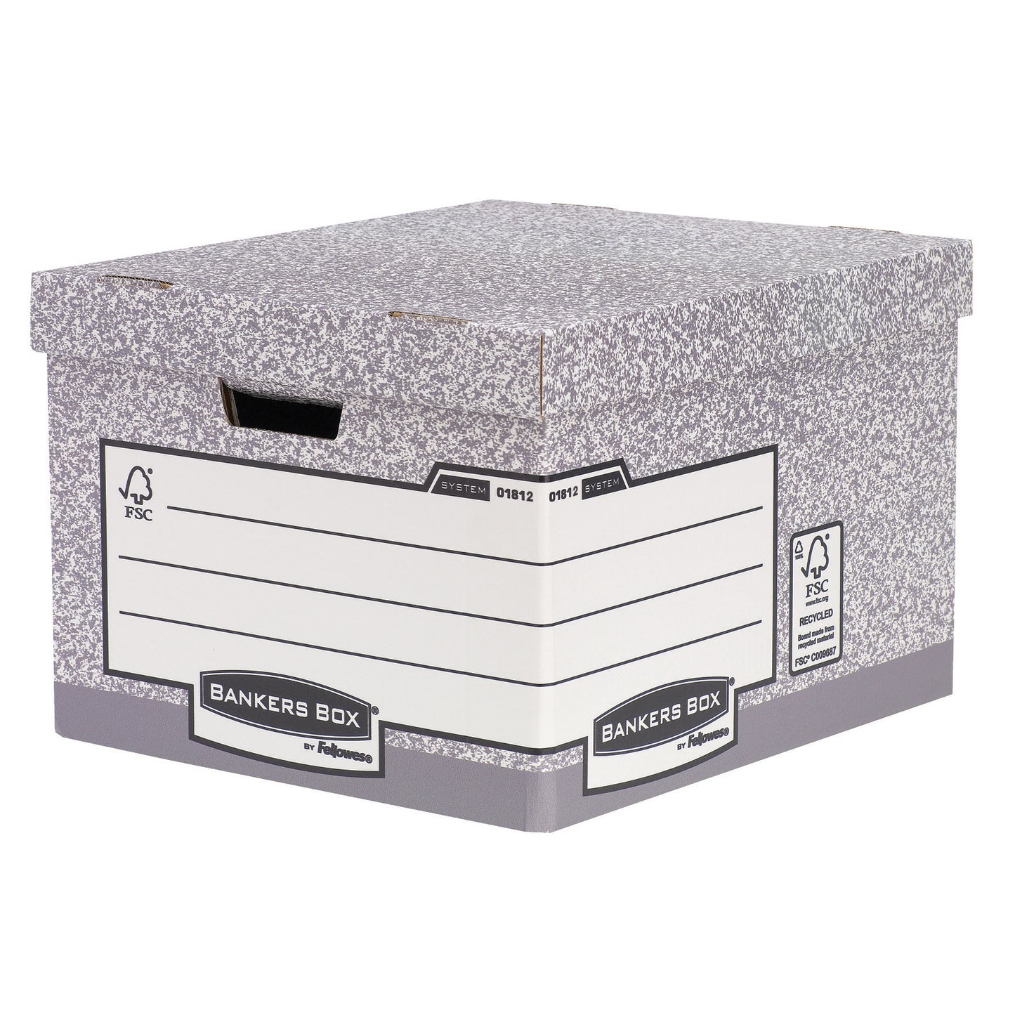 Bankers Box Heavy-Duty Large Storage Box 181201 Pack of 10 - Fellowes