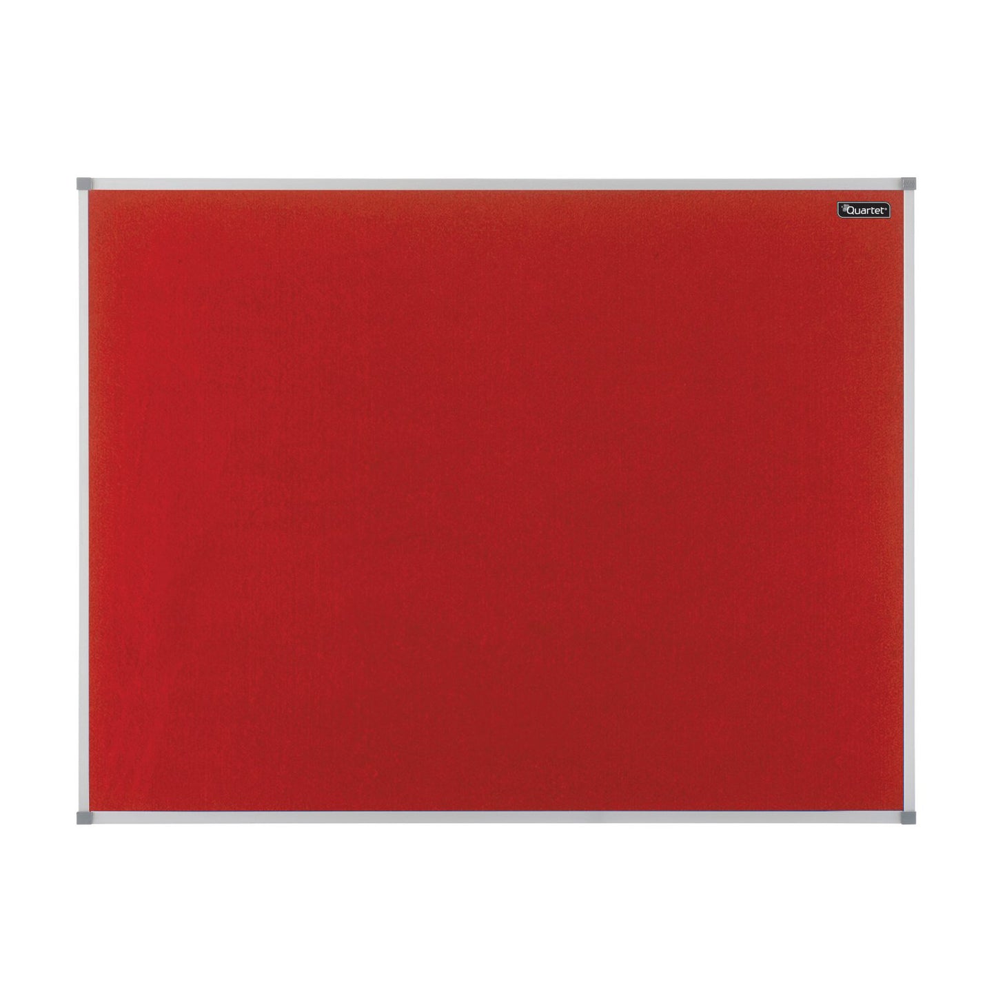Quartet Aluminium Felt Board 1200x900mm Red - Quartet