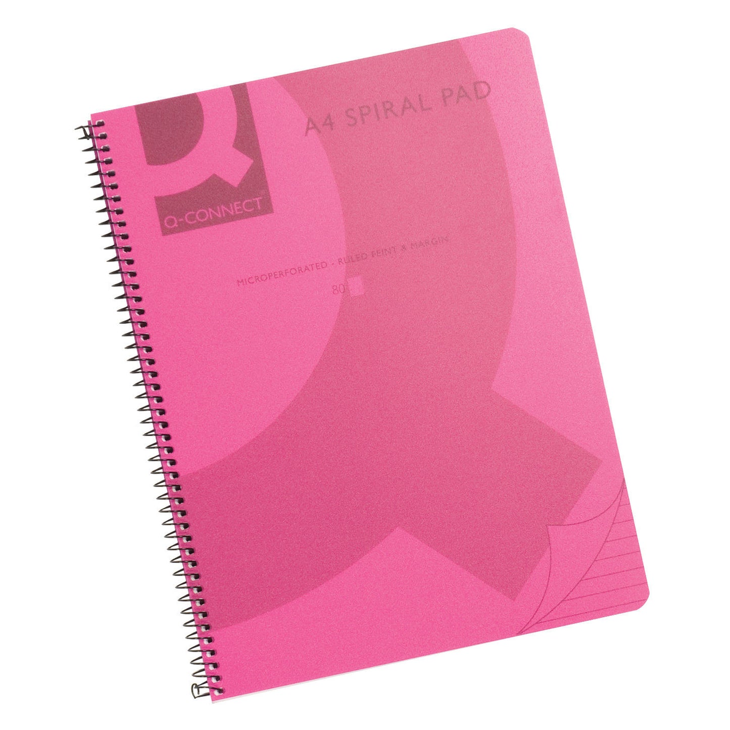 Select PP Spiral Book A4 Translucent Pink pack of 5 - Selected