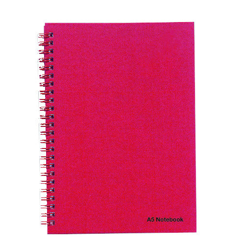 Select Wirebound Manuscript Book A5 Feint 160 Pagepack of 5 - Selected