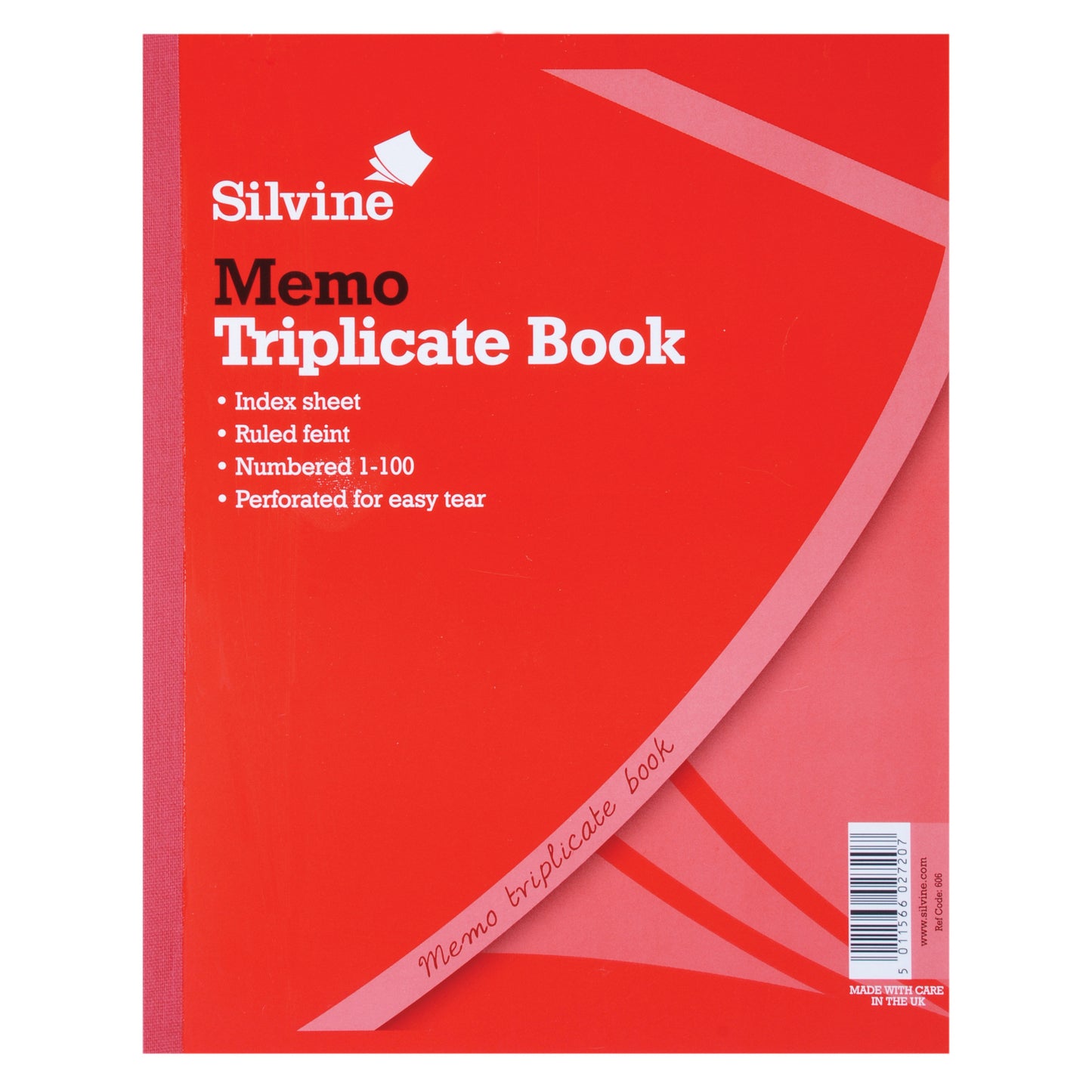 Silvine Triplicate Book 254x203 Memo 606 pack of 6 - Silvine