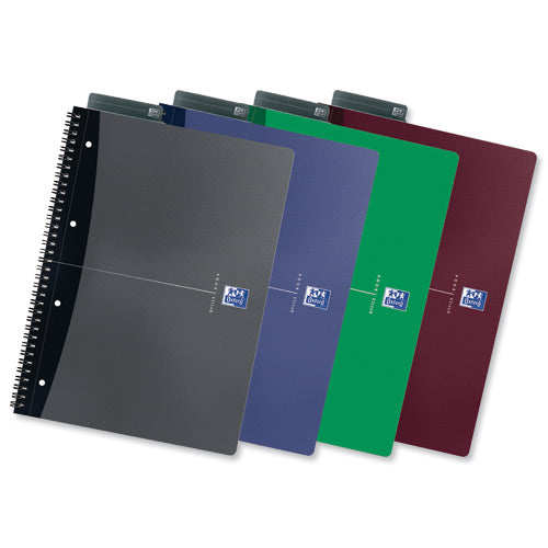 Oxford Office Wirebound Notebook Soft Cover A4 100105331 pack of 5 - Oxford