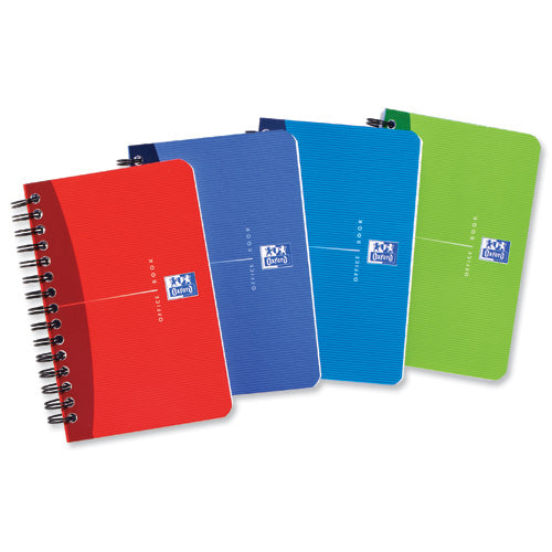 Commercial Notebook A6 96lf Feint Spa6 Pack Of 12 - Oxford