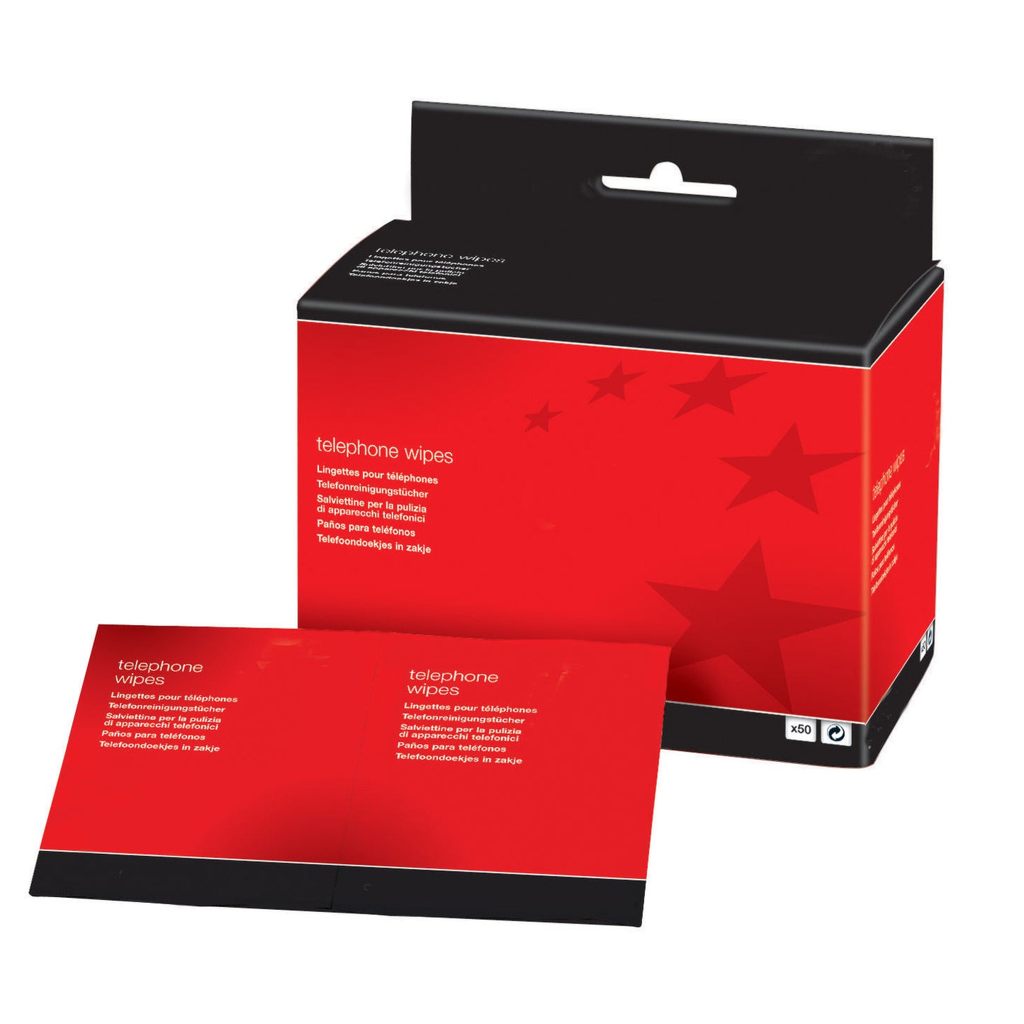 Select Telephone Wipe Sachet (50) - Selected