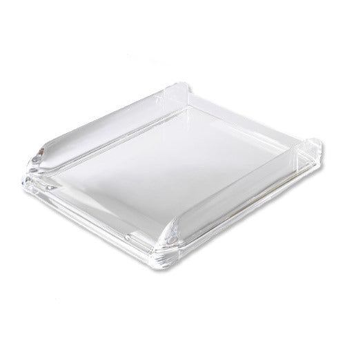Rexel Nimbus Acrylic Letter Tray Clear - Rexel Crystalfile