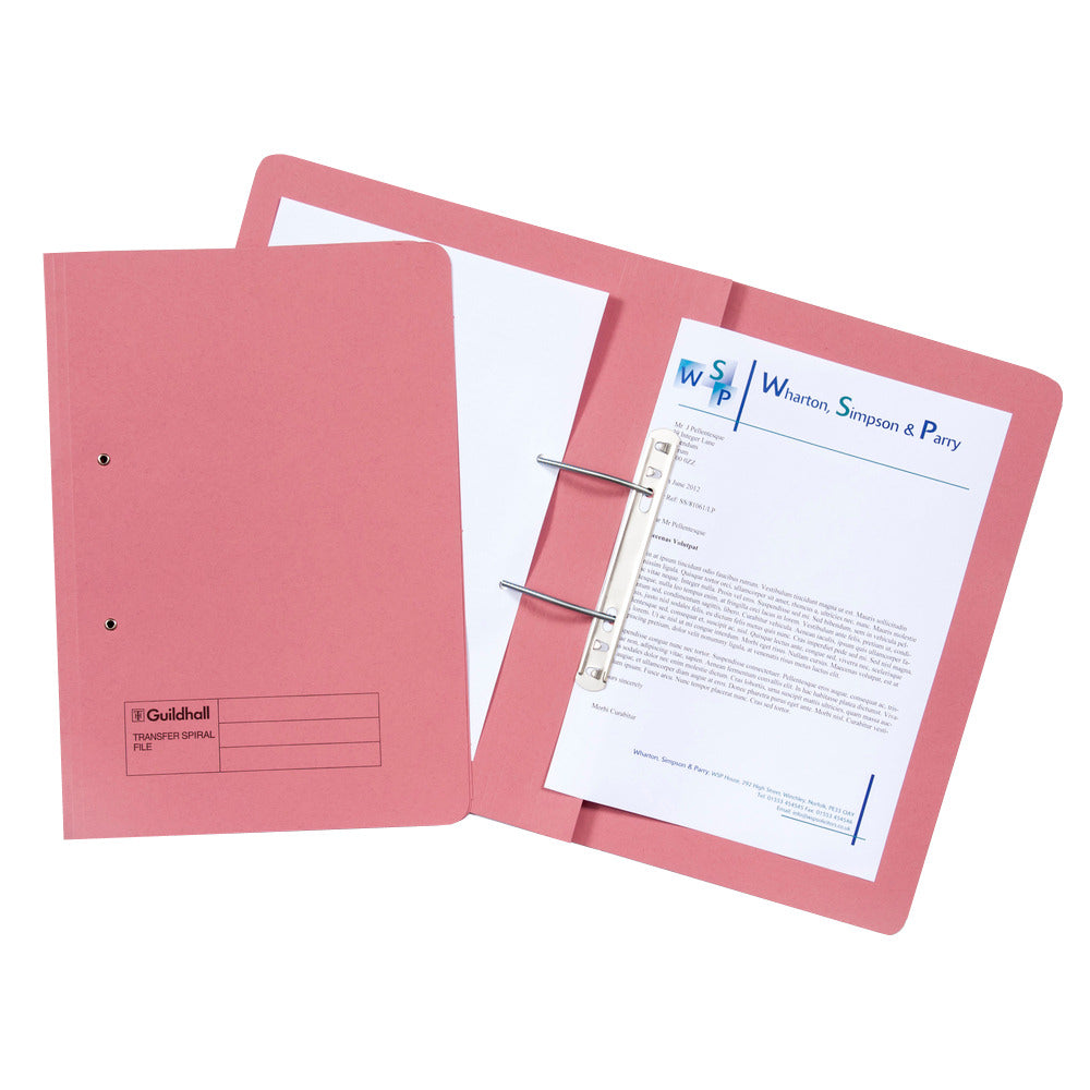 Q Connect Transfer File Fc Pink Pack Of 25 - Vow