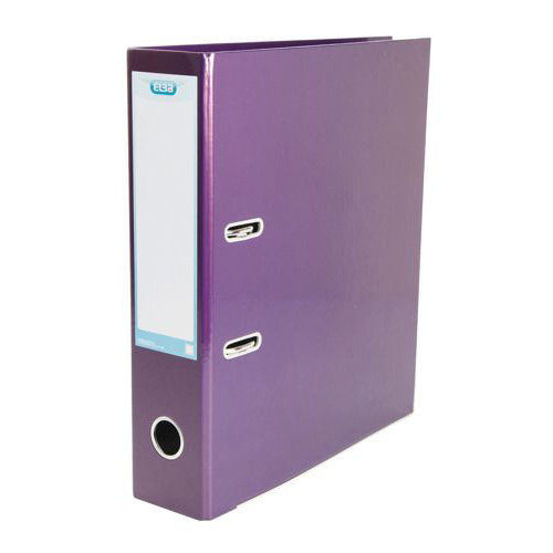 Elba Classy Lever Arch File A4 Met Purple - Elba