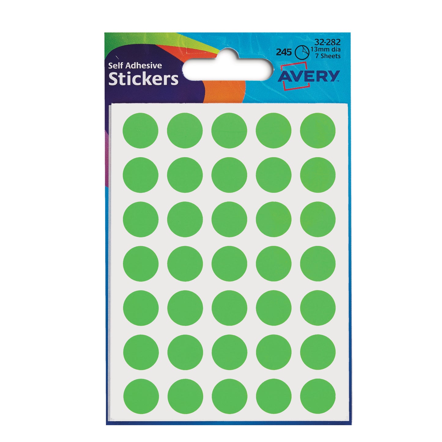 Blick Label Fluo Bag 13mm Grn 140 004158 - Pack Of 20 - Vow