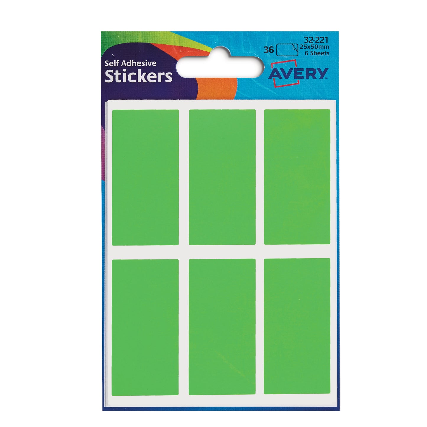 Blick Colour Label Fp 25x50 Grn Pk320 - Avery