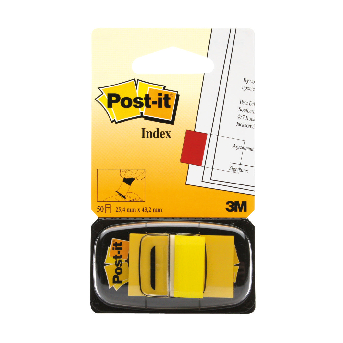 Post-it Index 25mm Yellow (50) 680-5 - Post-it