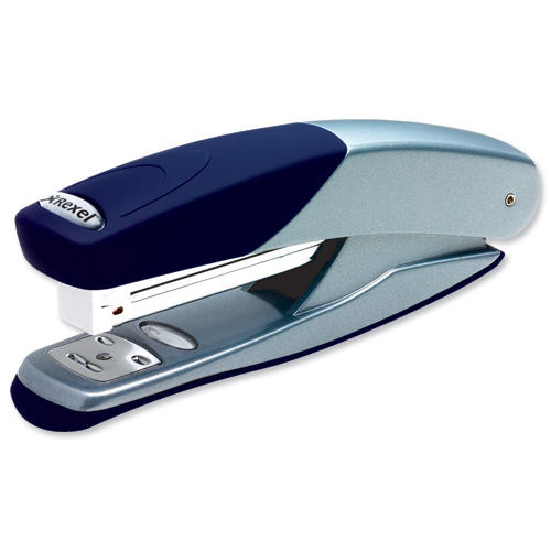 Rexel Torador Stapler Silver/Blue 2101203 - Rexel Crystalfile