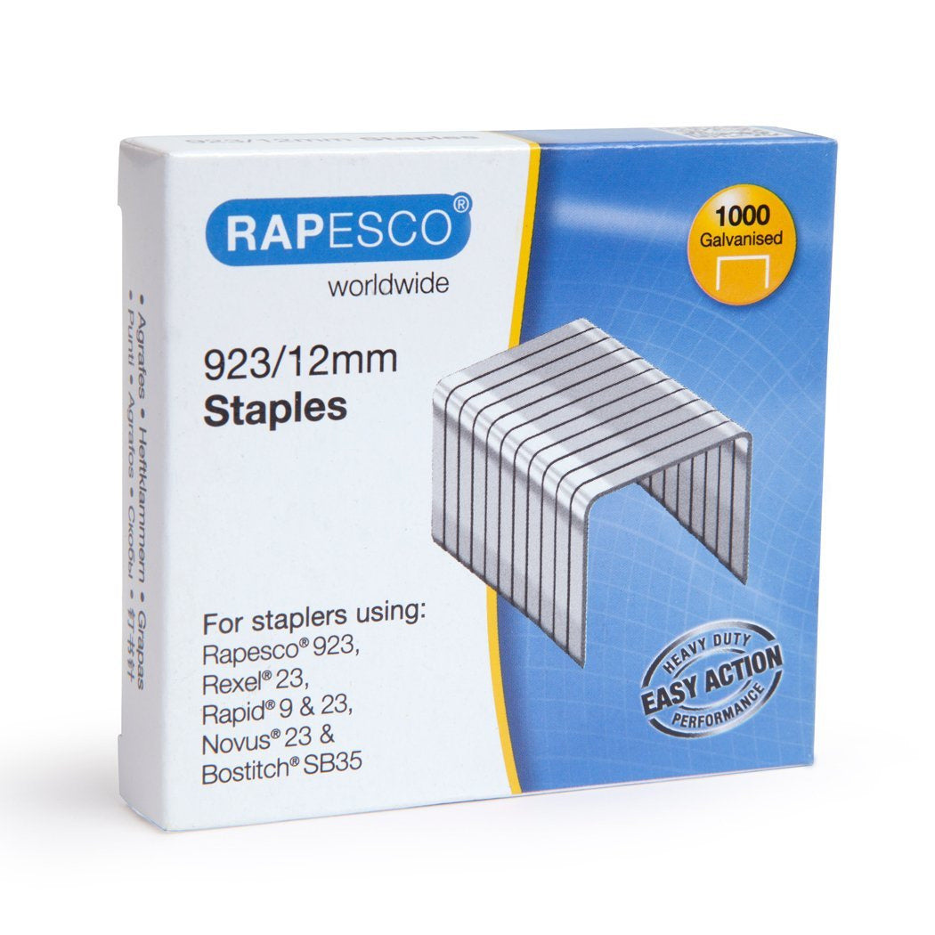 Rapesco Staples 923/12 (4000) S92312Z3 - Rapesco