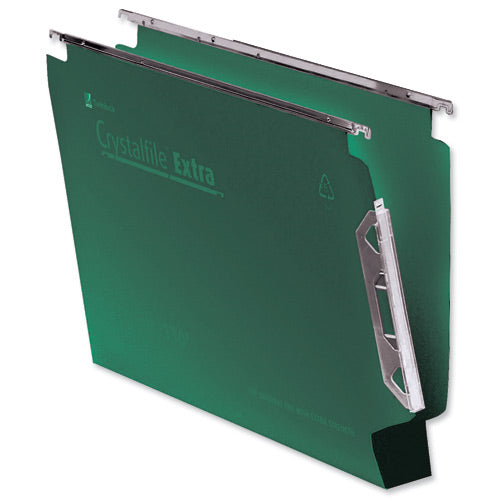 Crystalfile 330 Lateral File 50mm Green (25) 70672 - Rexel Crystalfile