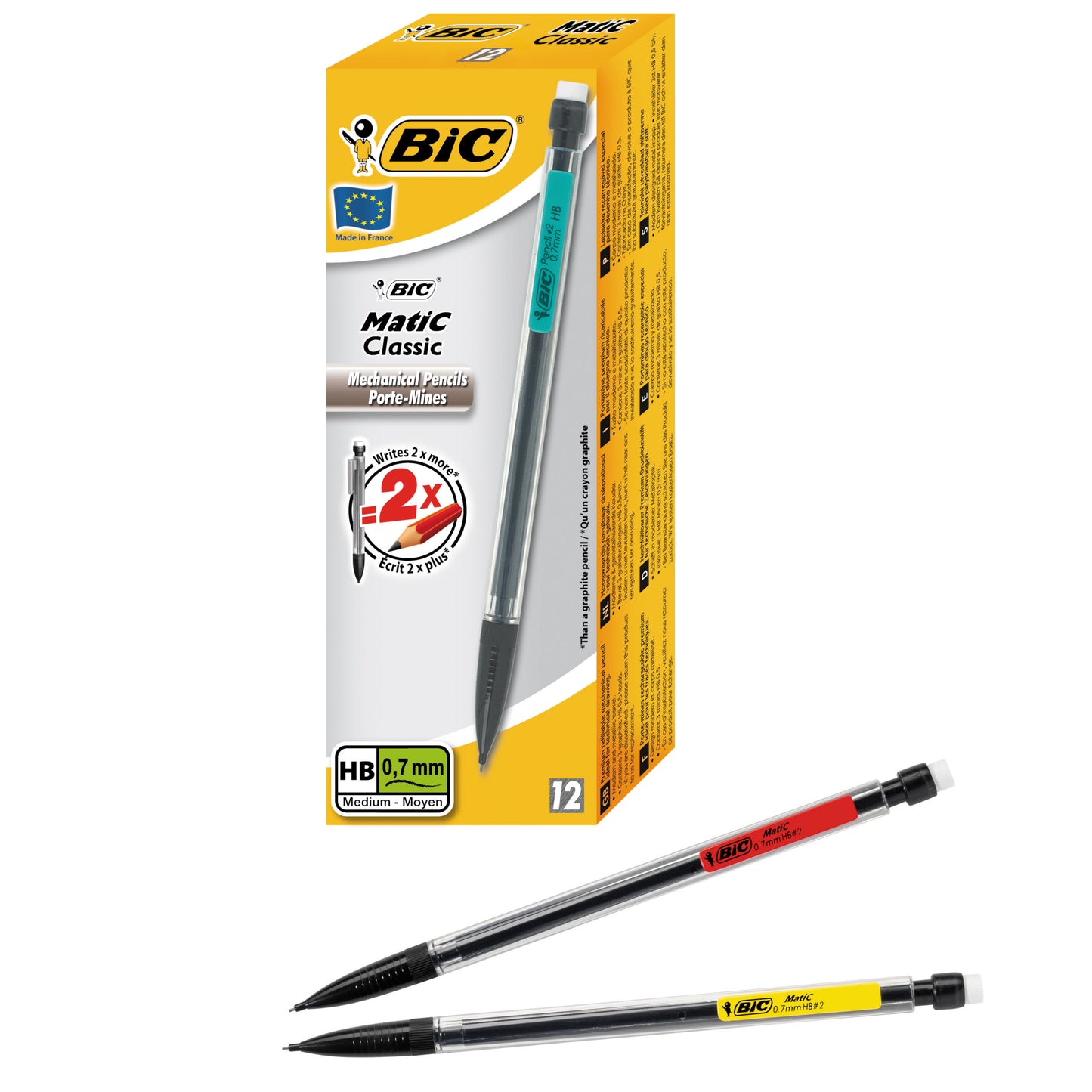Bic Bic-Matic Automatic Pencil 820959 Pack Of 12 - Bic