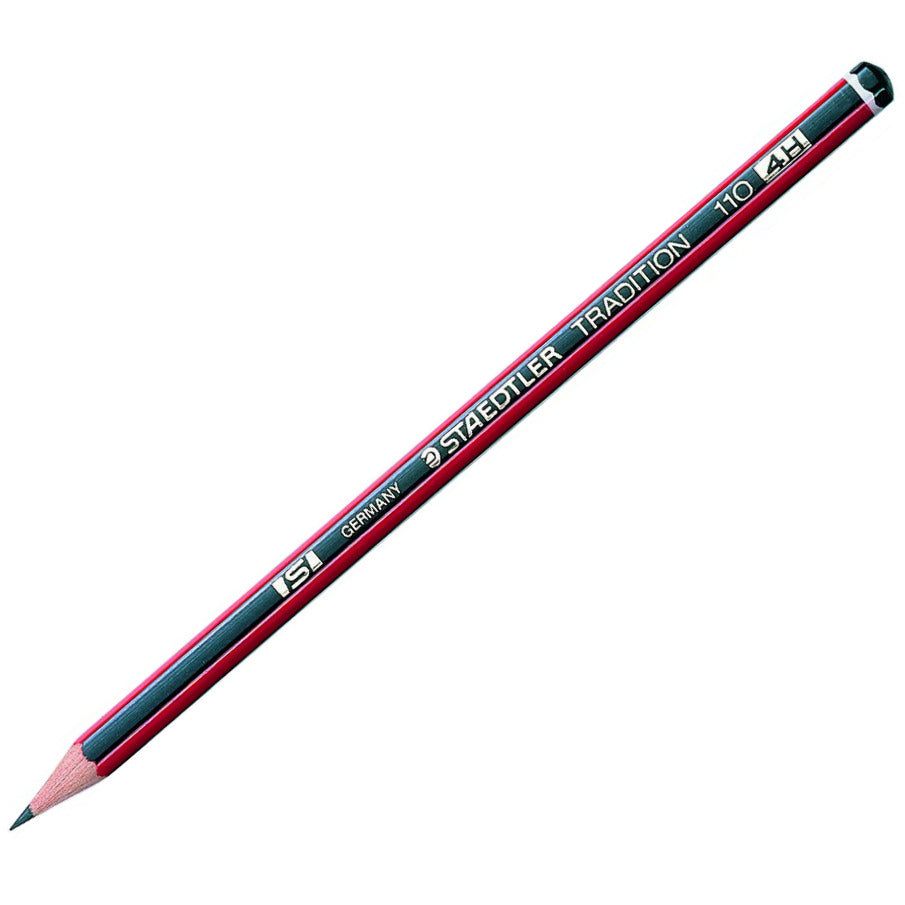 STAEDTLER 110 Tradition Pencil 4H 110-4H pack of 12 - Staedtler