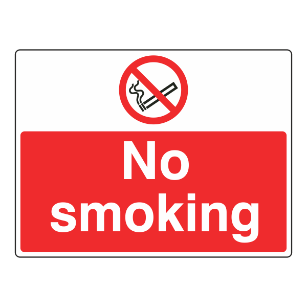 No Smoking Sign - Medisigns