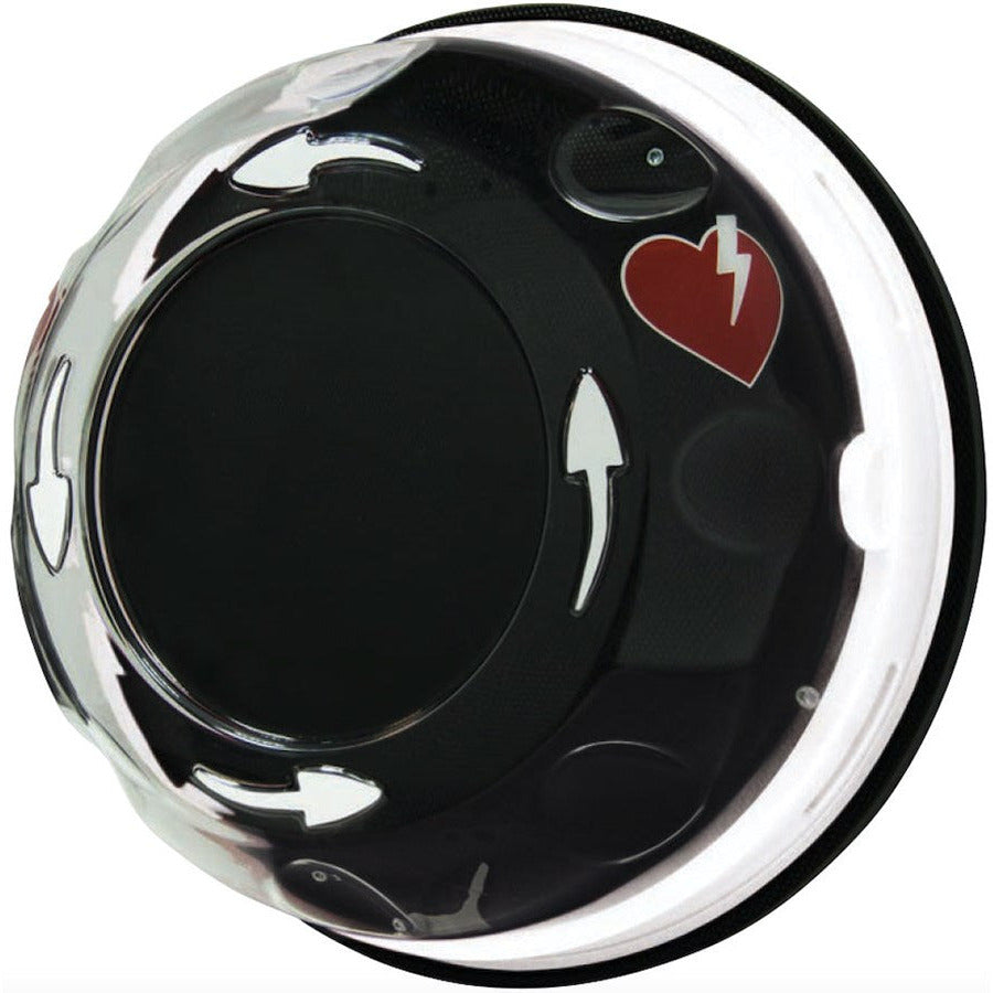 Lifepak CR2 Wall Cabinet, Rotaid Solid Plus, With Alarm, White - Stryker-Physio Control