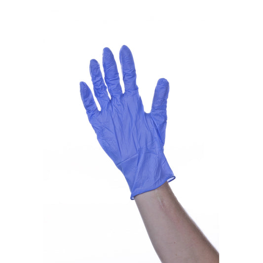 Blue Sterile Nitrile Gloves Pair Pack of 50 - Large - 3S Healthcare