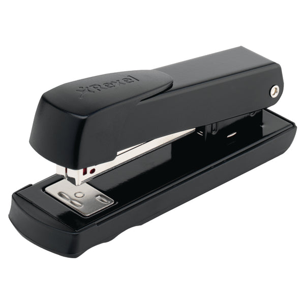 Rexel Meteor Stapler Hstrip Blk 2100019 - Rexel Crystalfile