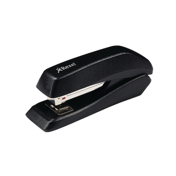 Rexel Ecodesk Stapler Hstrip Blk 2100029 - Rexel Crystalfile