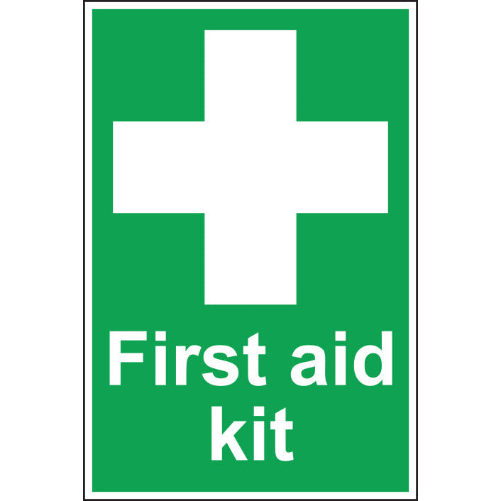 First Aid Kit sign, 300*200mm Vinyl - Safety First Aid