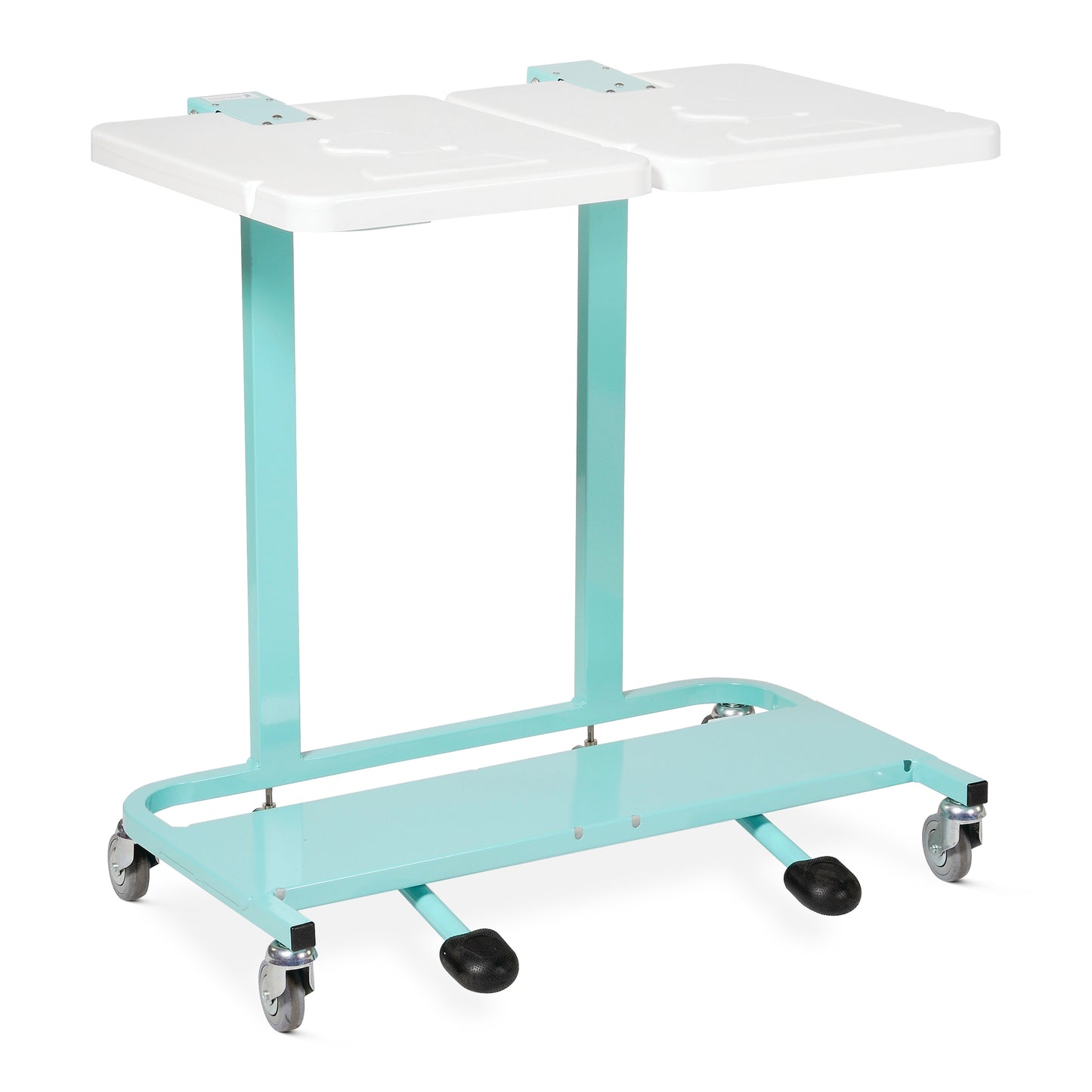 Double Bag Wheeler Trolleys Pedal Lids Mild Steel - Bristol Maid