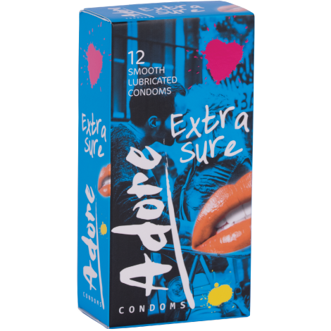 Adore Extra Sure Condoms - Pasante