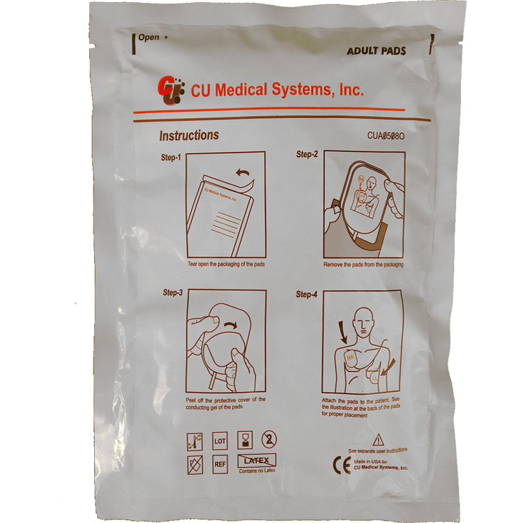 Disposable Adult Electrode Pads for HD1/ER Range (1 x Pair) - Ipad