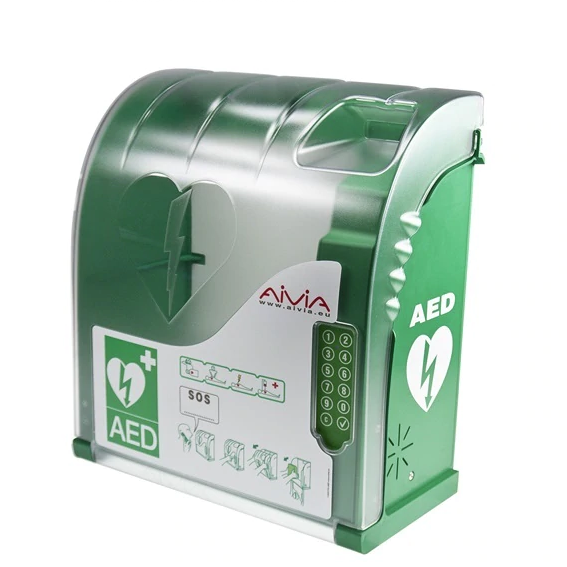 Avia 210 Defibrillator Cabinet with Audible Alarm & Heating - Zoll