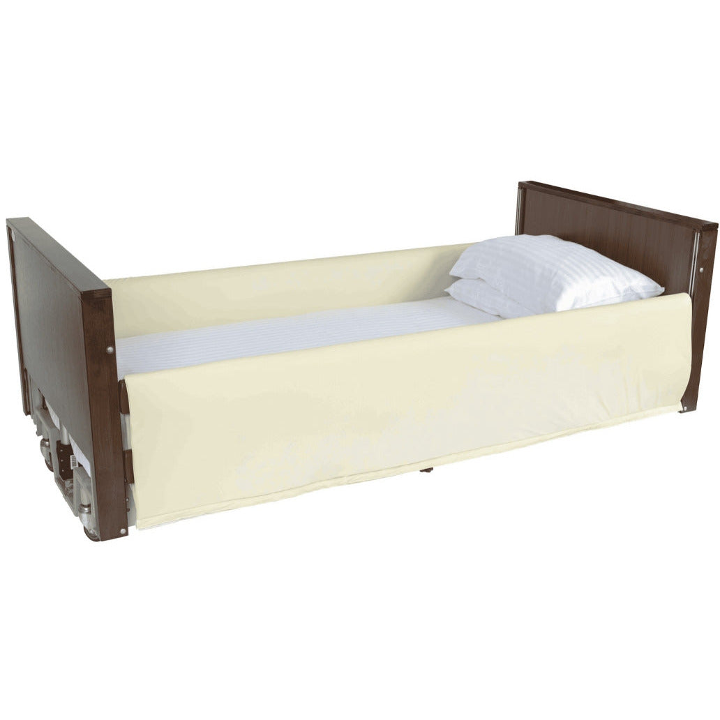 2-Bar Mesh Bed Rail Bumpers - Zip Faten Extended By 20cm Length - Pair - Alerta