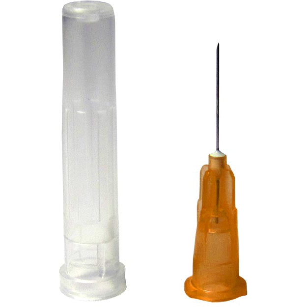 Unisharp: Orange 25G 25mm (1 inch) needle