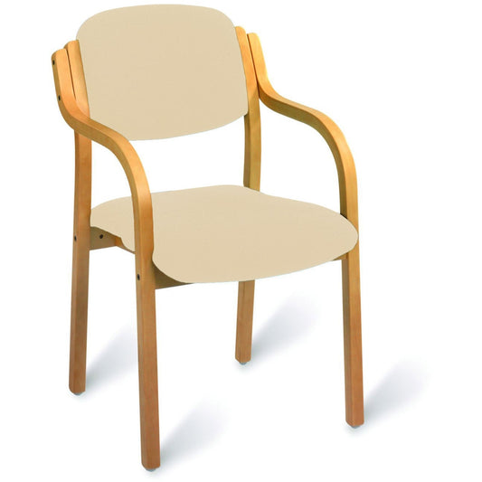 Bjorn Vinyl Upholstered Medical Waiting Room Chair Range - With Arms -