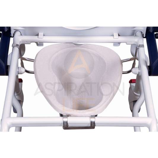 Stalham 20 Mobile Commode - V Wide - Easy Clean - Aspiration Life