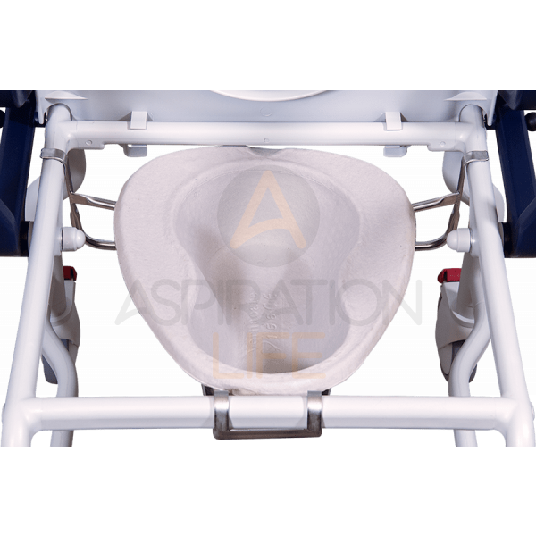 Stalham 20 Mobile Commode - V Wide - Easy Clean - Aspiration Life