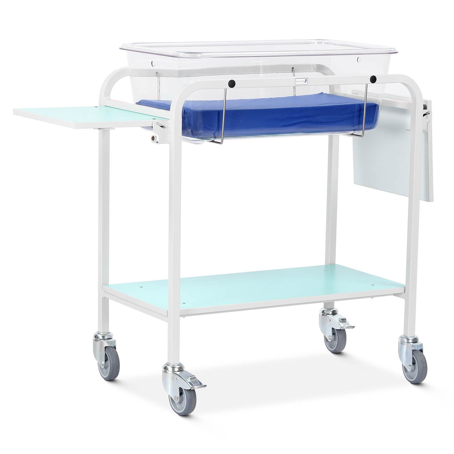 Baby Crib, Rigid Frame, Open Lower Shelf -