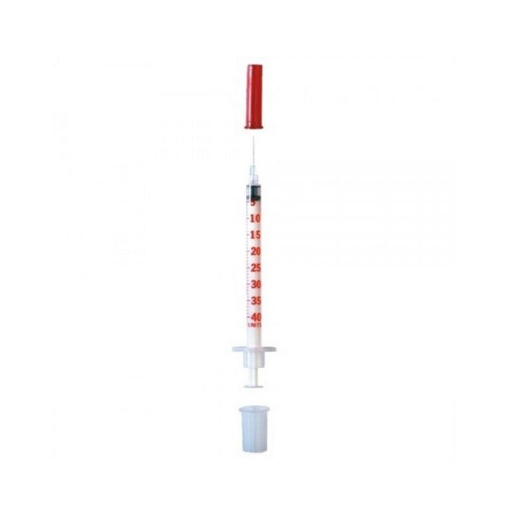 BD Microfine+ Insulin Syringe 1ml U40 with Needle 29Gx12.7mm - Box of 100 - Becton Dickinson