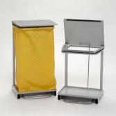 Bristol Maid Waste Bag Holder - 75ltr - Pedal Wheels