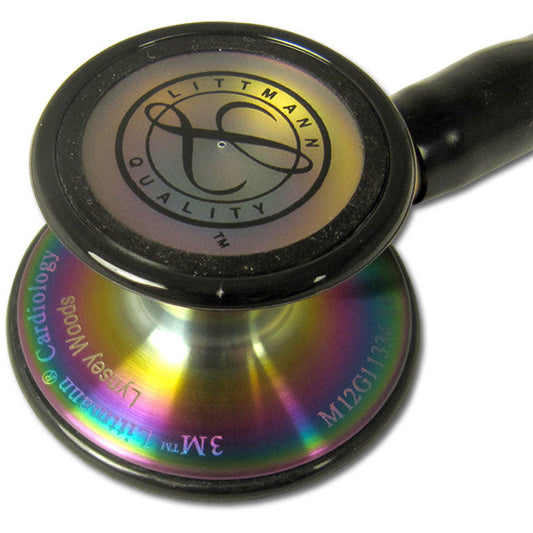 Littmann Cardiology III Stethoscope: Black Rainbow 3152RBW -