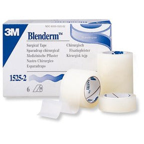 Blenderm Surgical Tape - 2.5cm x 5m - Case of 120 - 10 Boxes of 12