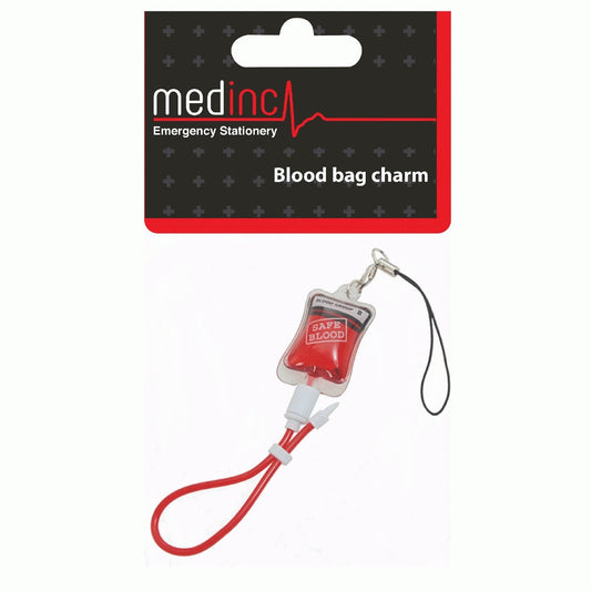 Blood Type Bag Key Ring -