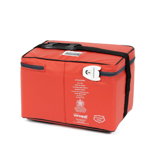 Insulated Medical Transport Bag with Integrated Thermometer - Versapak