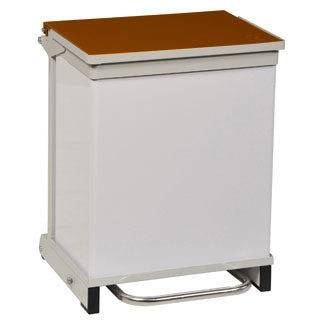 Bristol Maid BR 50 Ltr Bin with Brown Lid -