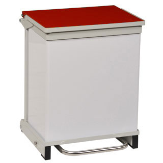 Bristol Maid BR 50 Ltr Bin with Red Lid
