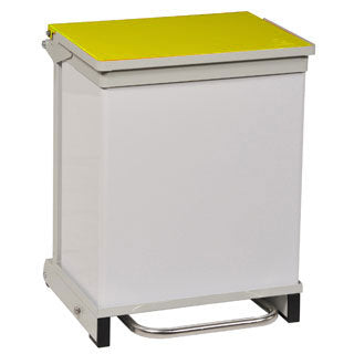 Bristol Maid BR 50 Ltr Bin with Yellow Lid -