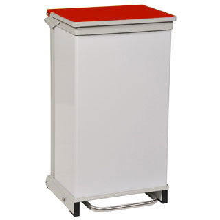 Bristol Maid BR 75 Ltr Bin with Red Lid -