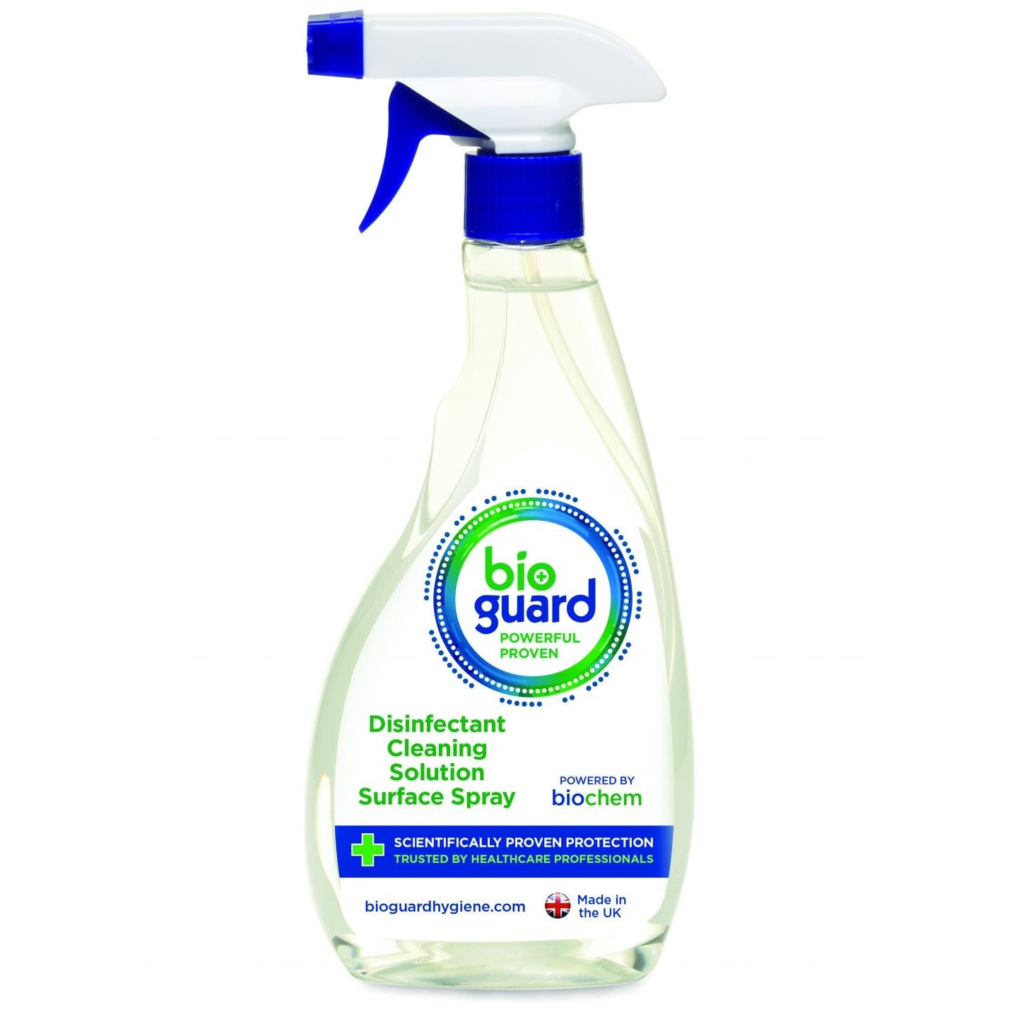 Disinfectant Cleaning Solution Ready To Use - 500ml Trigger Spray - Bioguard Hygiene