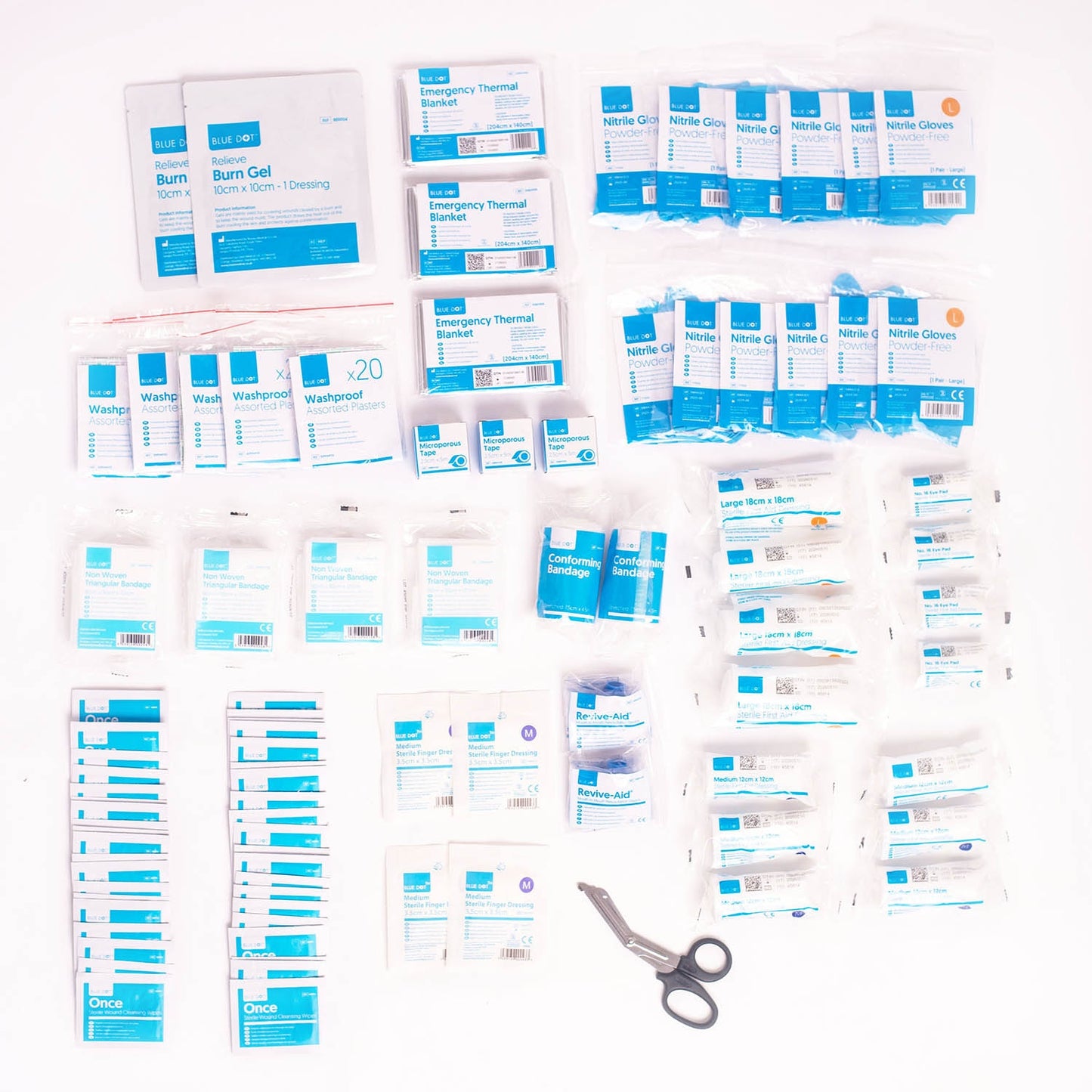 BS 8599-1 2019 PGB Medium First Aid Kit - Blue Dot